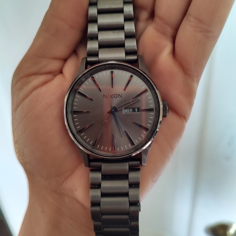 Stainless Steel Nixon Sentry Watch